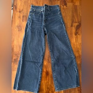 Gap high rise wide leg jean